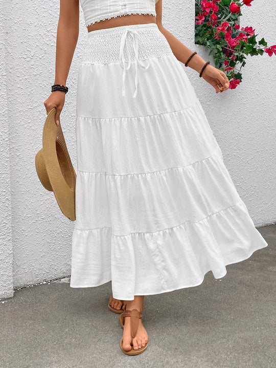 Damen Maxi Rock Heidi-Mode