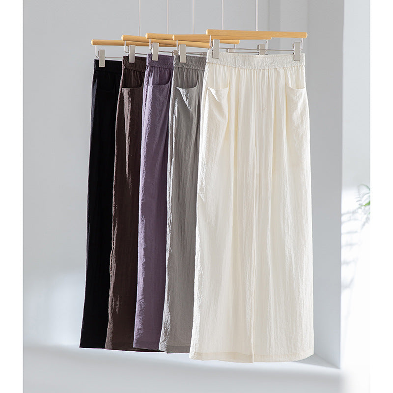 Femme Airy Weite Leinenhose Heidi-Mode