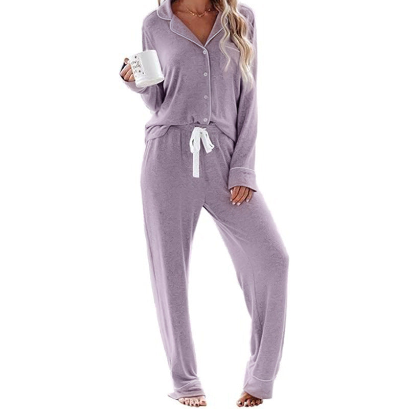 Damen Schlafanzug-Set aus weichem, atmungsaktivem Material Heidi-Mode