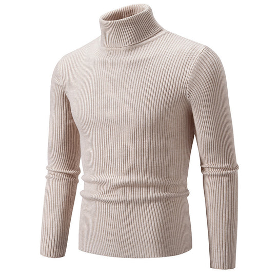 Herren feiner Rollkragenpullover aus langlebigem Strickmaterial Heidi-Mode