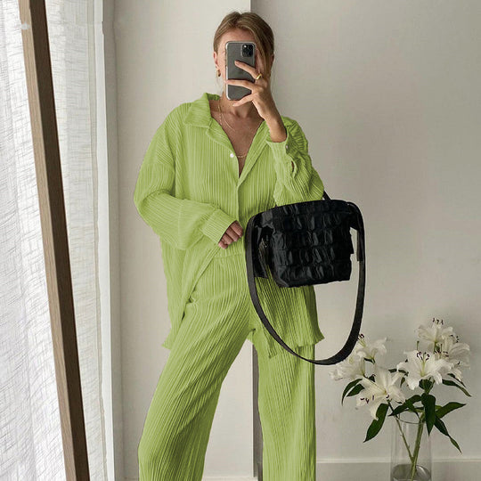 Heidi-Mode | Grauen Damen Komplett mit weitem Bein