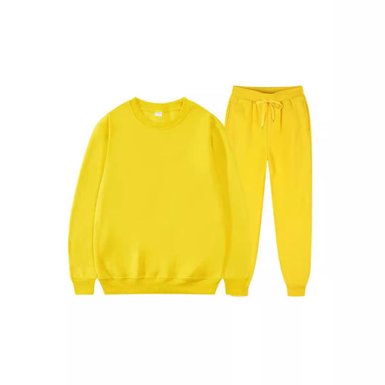 Damen Sportlicher Sweat-Anzug mit komfortablem Schnitt und elastischem Bund Heidi-Mode