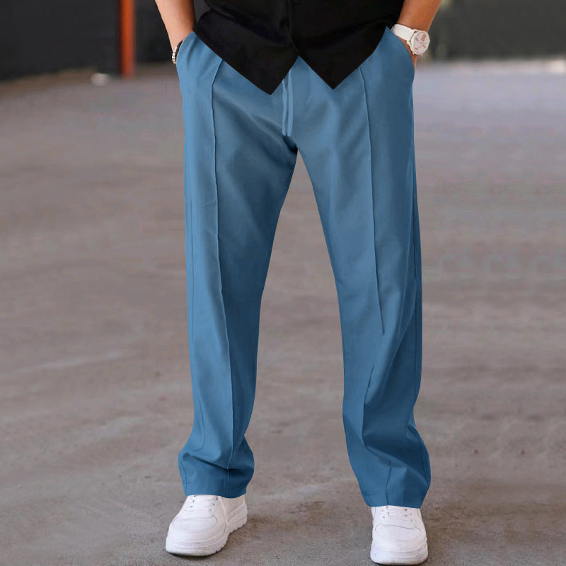 Herren Bequeme Sweatpants mit eleganter Optik und seitlichen Eingrifftaschen Heidi-Mode