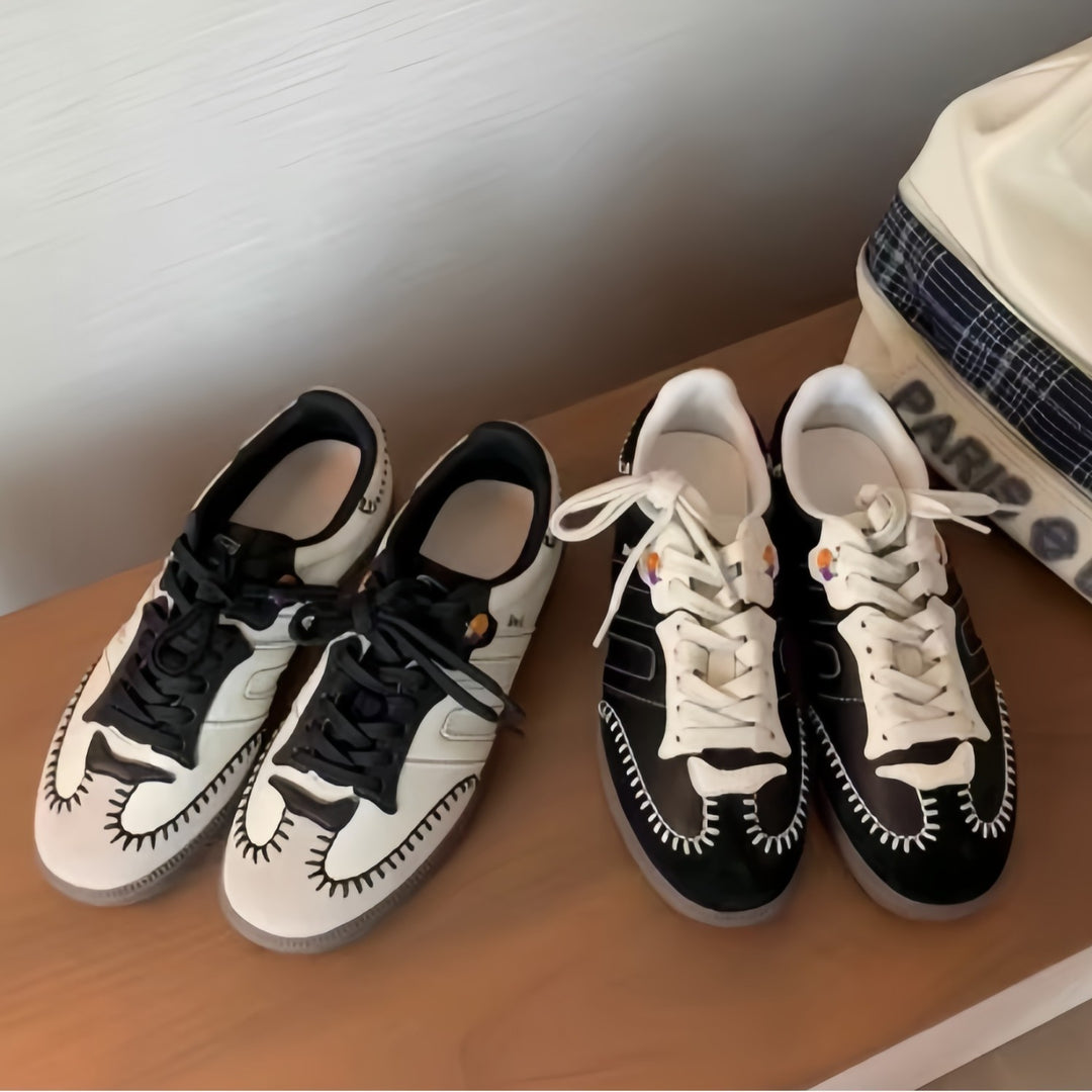 Damen Retro-inspirierte Casual Sneakers Heidi-Mode