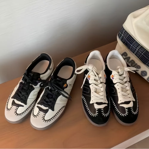 Damen Retro-inspirierte Casual Sneakers Heidi-Mode