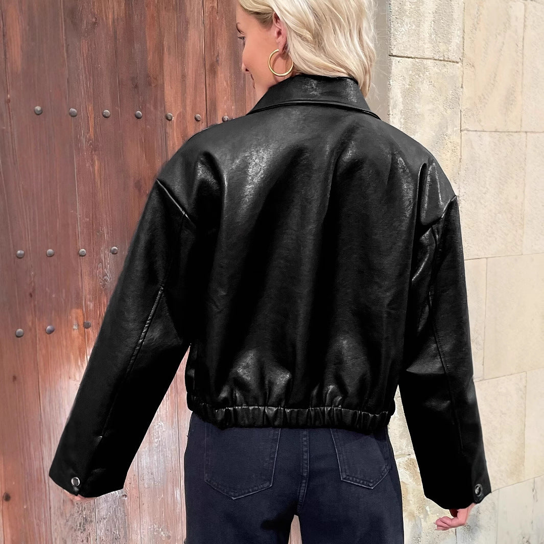 Damen modische jacke im Vintage-Stil mit hochwertiger Textur Heidi-Mode