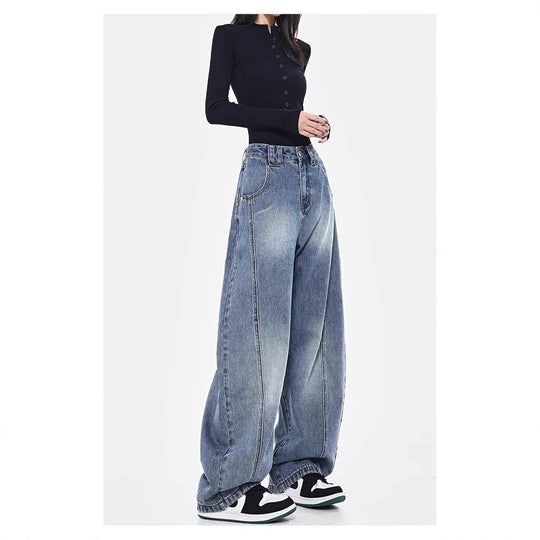 Damen Oversize Jeanshose Heidi-Mode