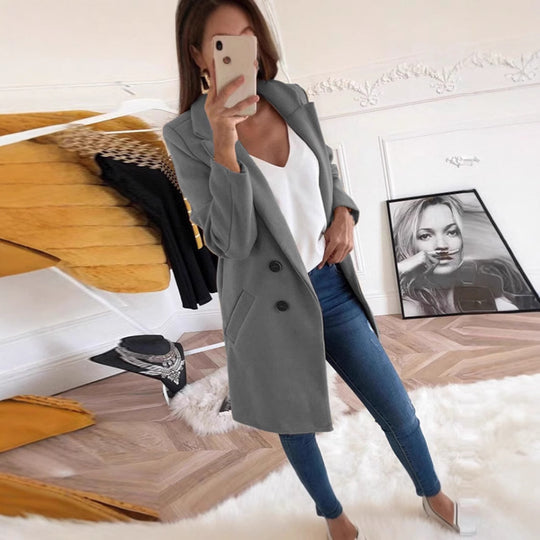 Damen Blazer im doppelten Knopfdesign Heidi-Mode