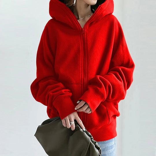 Heidi-Mode | Stylische, lockere Jacke mit Reißverschluss