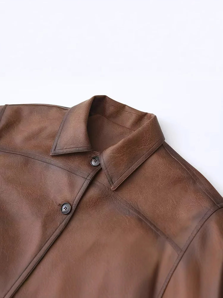 Damen cropped jacke mit praktischen Brusttaschen und Knopfdetails Heidi-Mode