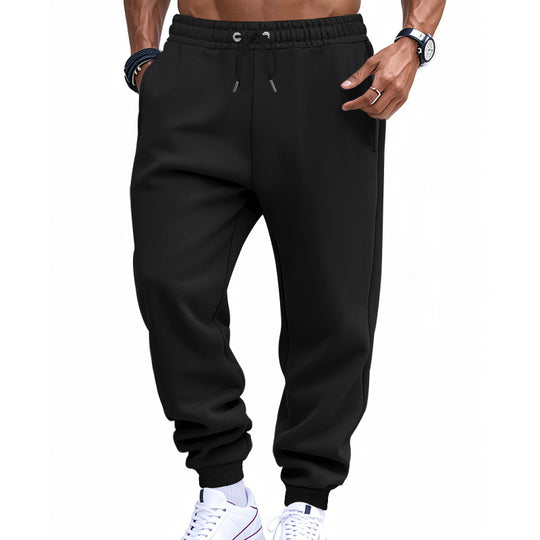 Herren bequeme Jogginghose mit elastischem Bund und praktischen Seitentaschen Heidi-Mode