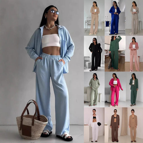 Damen lässige Bluse im Oversized-Stil mit Taschen Heidi-Mode