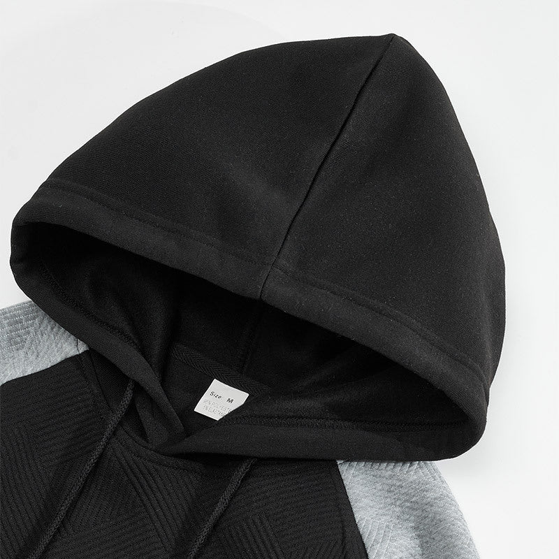 Herren Kapuzensweater mit ergonomischem Schnitt und strukturiertem Obermaterial Heidi-Mode