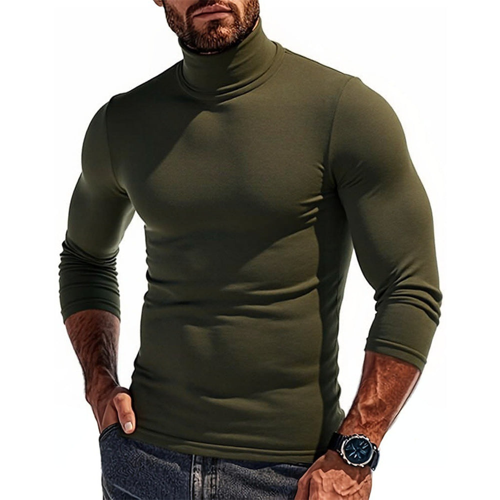 Herren Rollkragenpullover im modernen Design Heidi-Mode