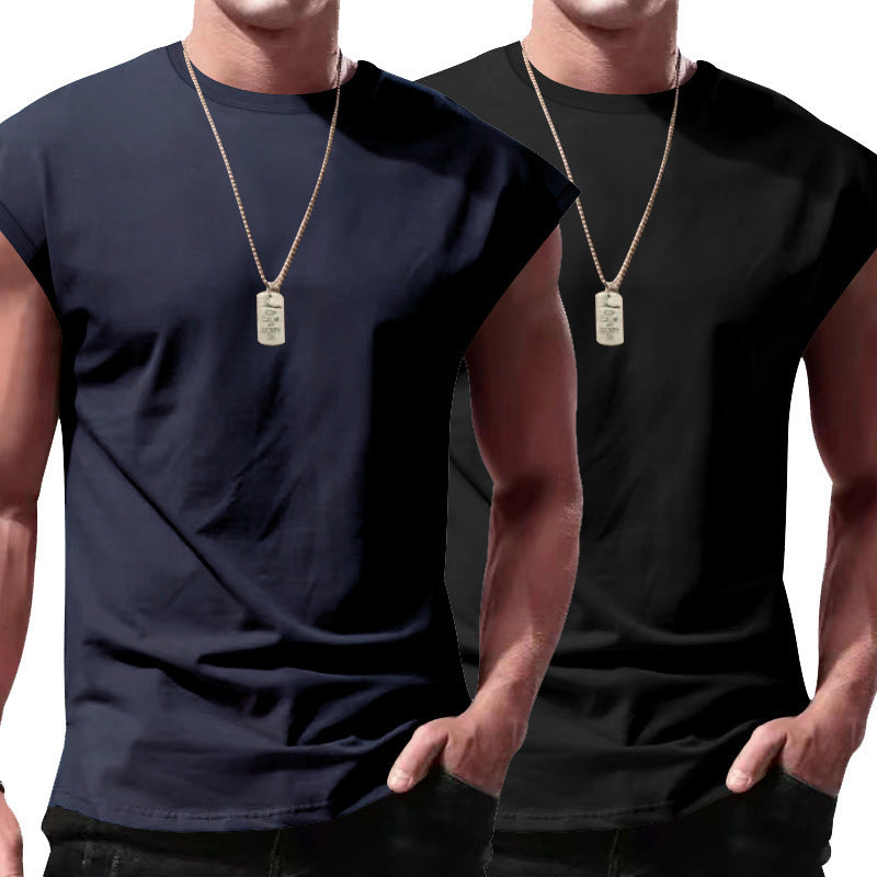 Herren ärmelloses T-Shirt Set Heidi-Mode