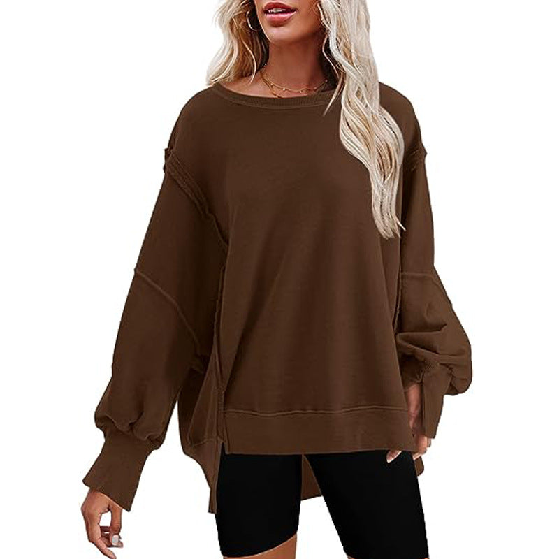 Damen Oversized Sweatshirt Heidi-Mode
