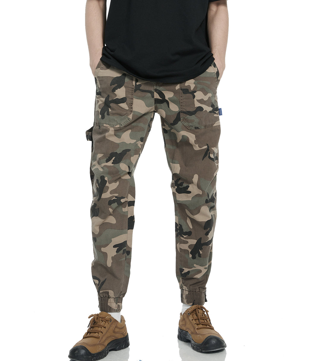 Herren Camo Utility Cargo Hose Heidi-Mode