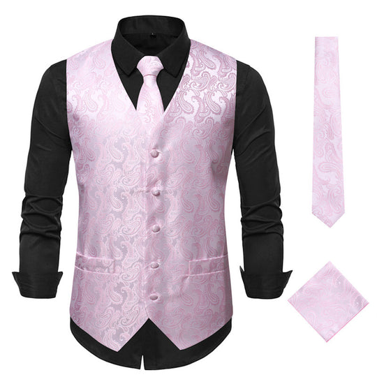 Elegante Herrenweste mit Paisleymuster Heidi-Mode