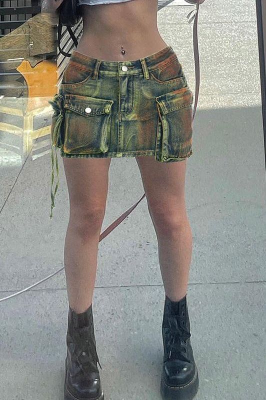 Heidi-Mode | Alter Werkzeug Tasche Denim Rock