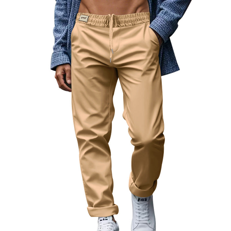Herren elegante Freizeithose mit lockerem Schnitt und atmungsaktiver Struktur Heidi-Mode