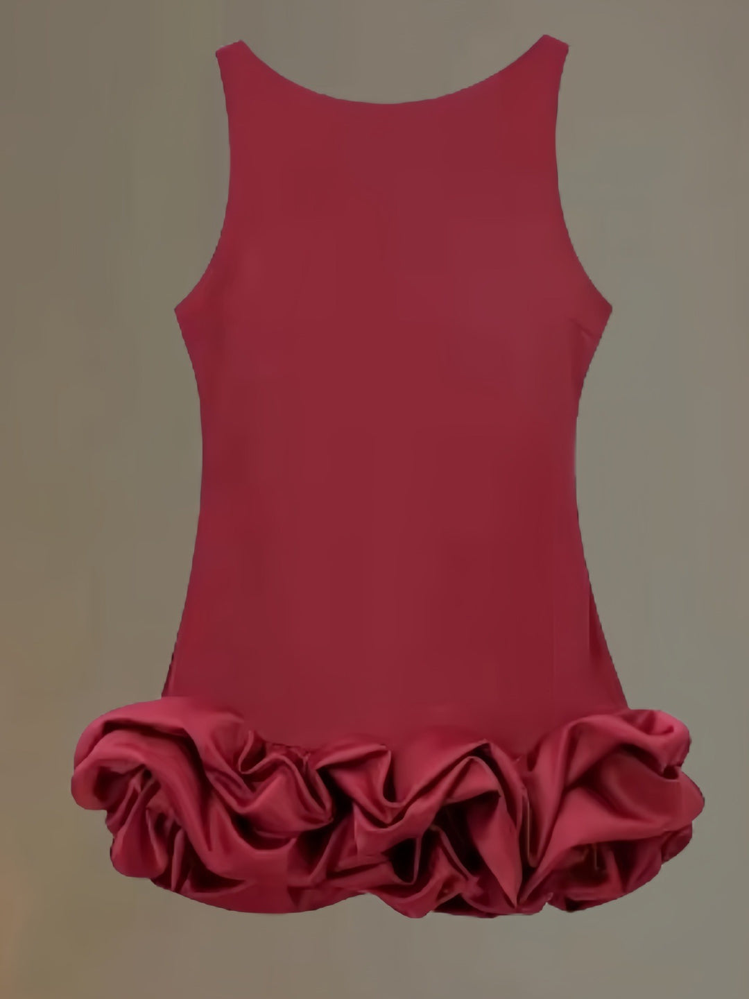 Damen Rüschen Kleid mit elegantem Schnitt und lässigem Stil Heidi-Mode