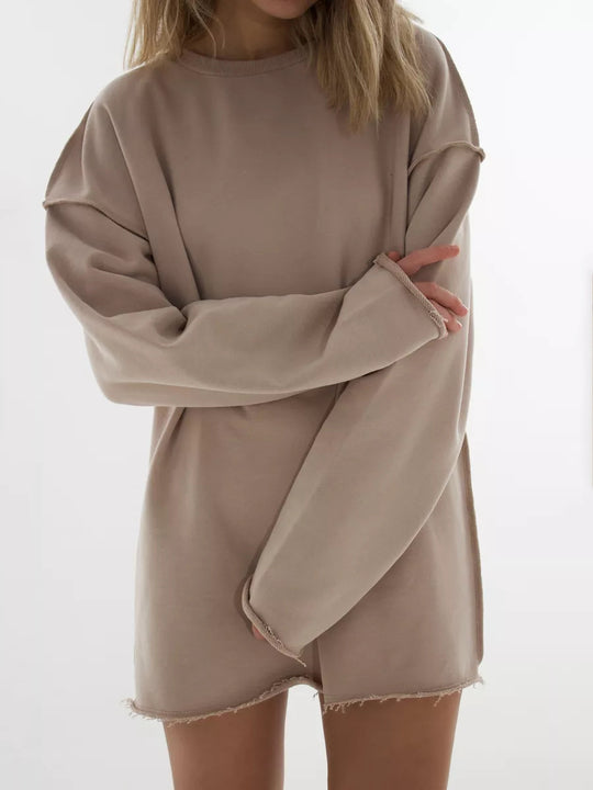 Damen Oversized Sweatshirt Heidi-Mode