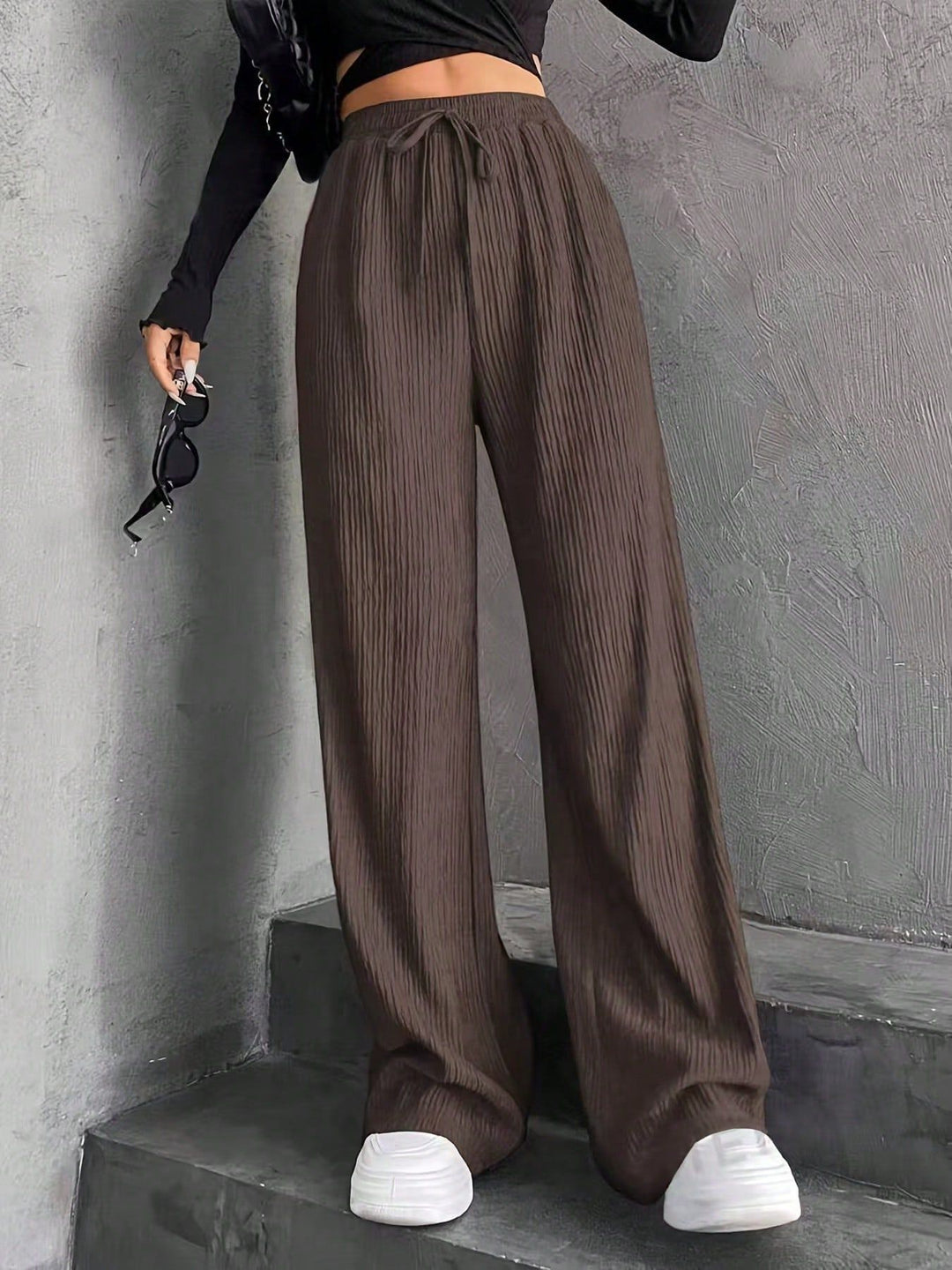 Damen weite Plisseehose Heidi-Mode