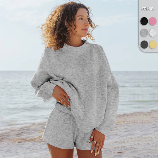 Damen Oversize-Sweatshirt mit Raglanärmeln Heidi-Mode