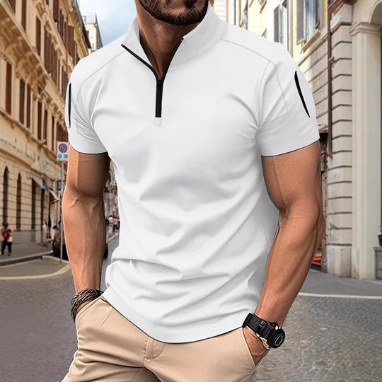 Herren Kurze Ärmel Poloshirt Heidi-Mode