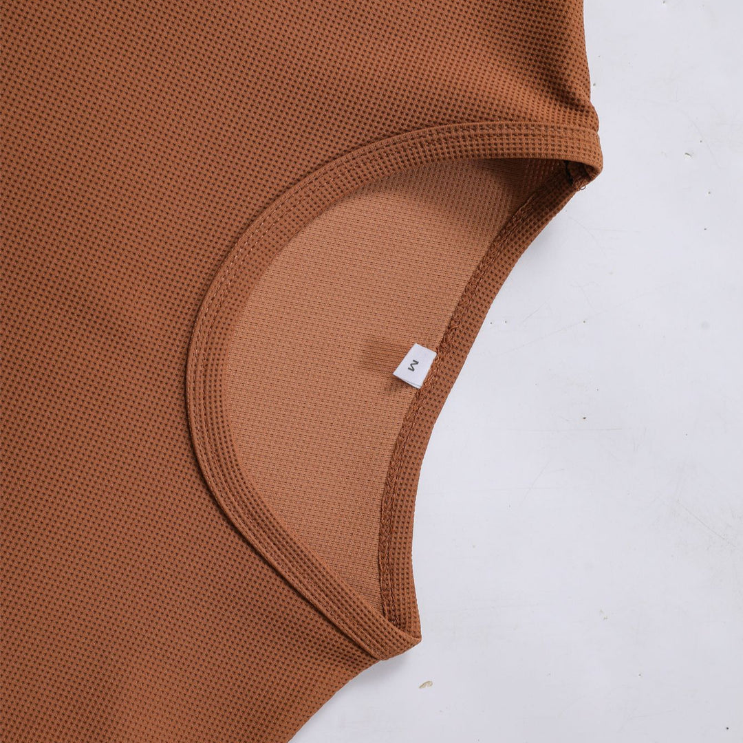 Herren Langarmshirt aus strukturiertem Material Heidi-Mode