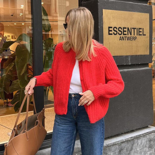 Damen Strickjacke Heidi-Mode