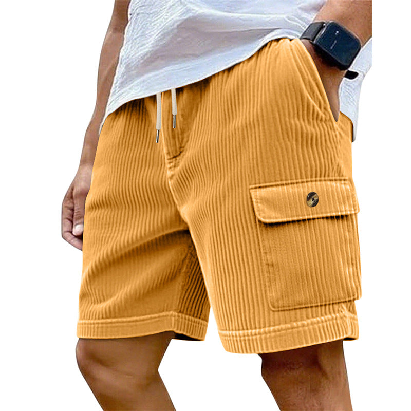 Herren Cargo-Shorts mit schmalem Schnitt und praktischen Seitentaschen Heidi-Mode