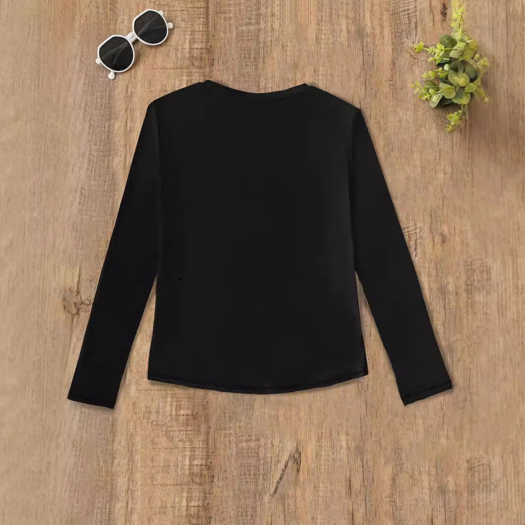 Damen Lässiges Langarmshirt mit elegantem Schnitt und komfortablem Stoff Heidi-Mode