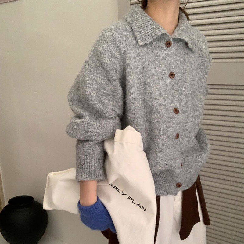Damen kuscheliger Strickpullover Heidi-Mode