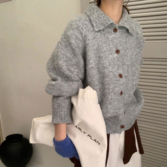 Damen kuscheliger Strickpullover Heidi-Mode