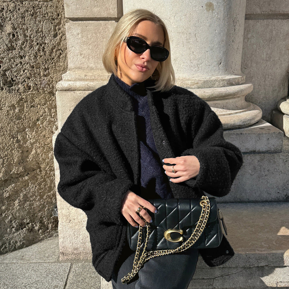 Damen Modische Boucle-Jacke Heidi-Mode