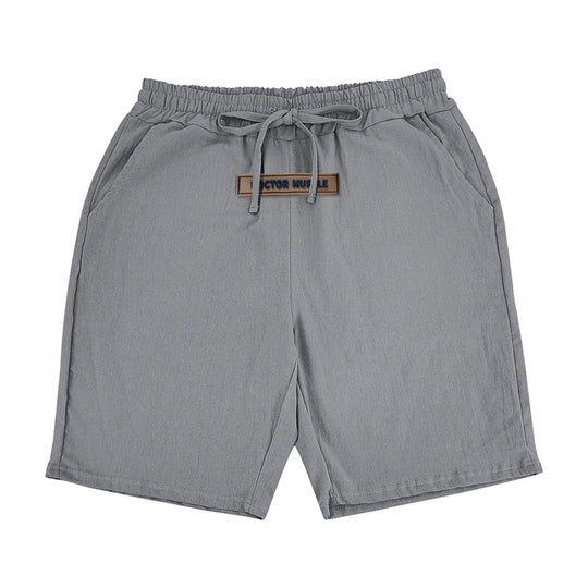 Herren lässige Strandshorts mit elastischem Bund und verstellbarem Kordelzug Heidi-Mode