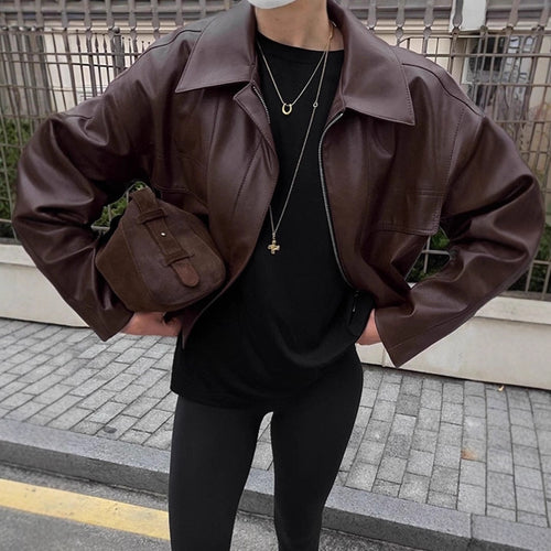 Damen cropped jacke mit robustem Kragen und praktischen Taschen Heidi-Mode