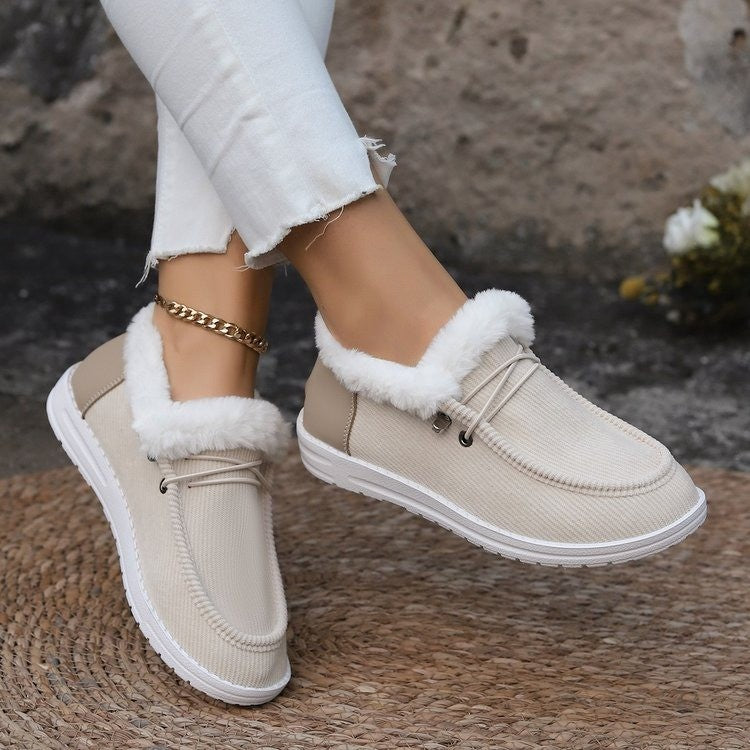 Damen Hausschuhe mit weichem Futter und rutschfester Sohle Heidi-Mode
