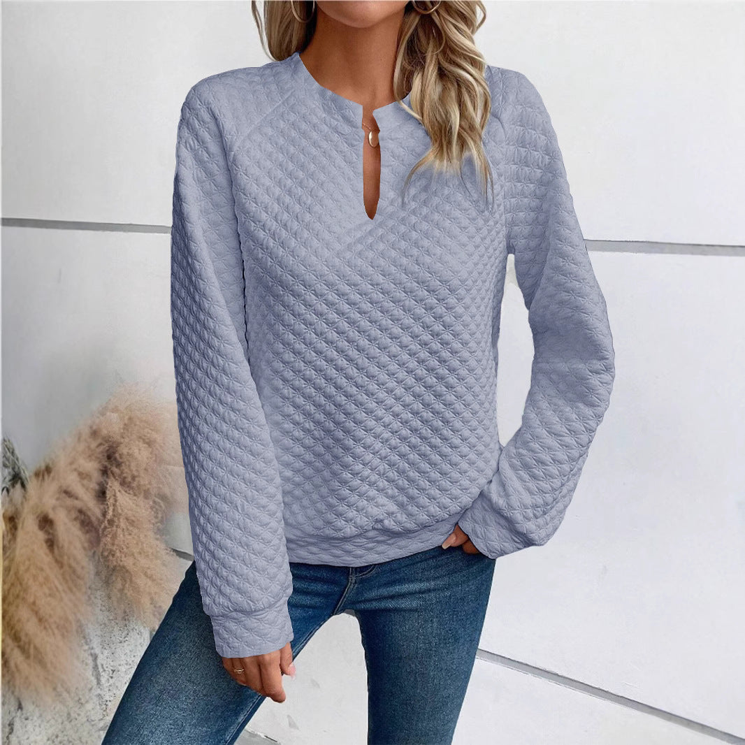 Damen Quilted Pullover Heidi-Mode