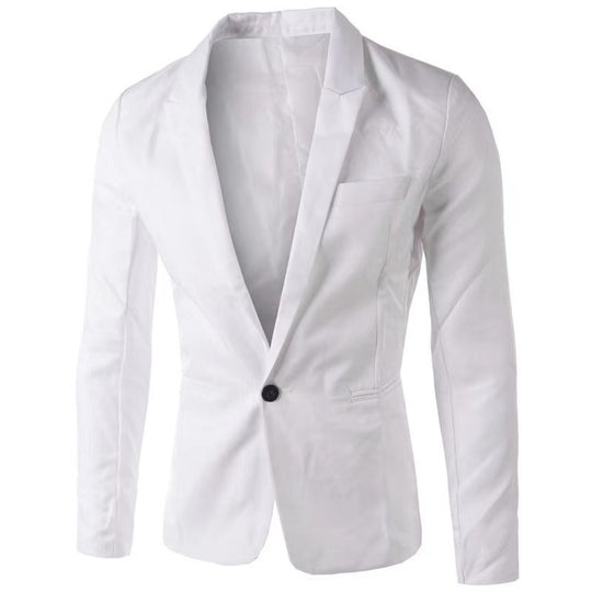 Herren eleganter Anzugblazer mit modernem Schnitt und feiner Textur Heidi-Mode