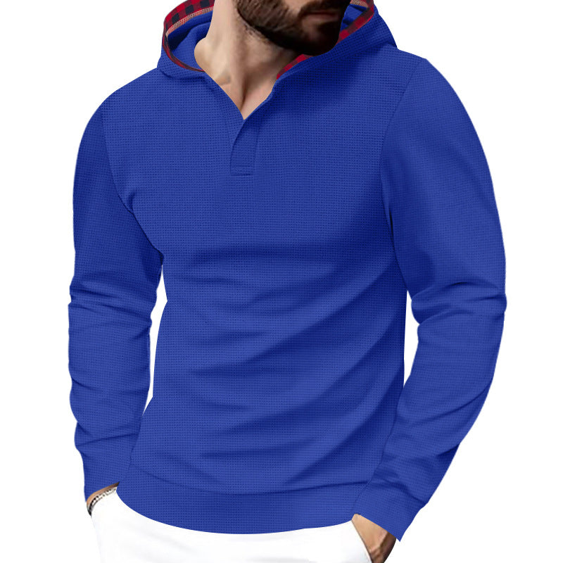 Herren Kapuzensweater mit strukturiertem Design und komfortablem Schnitt Heidi-Mode