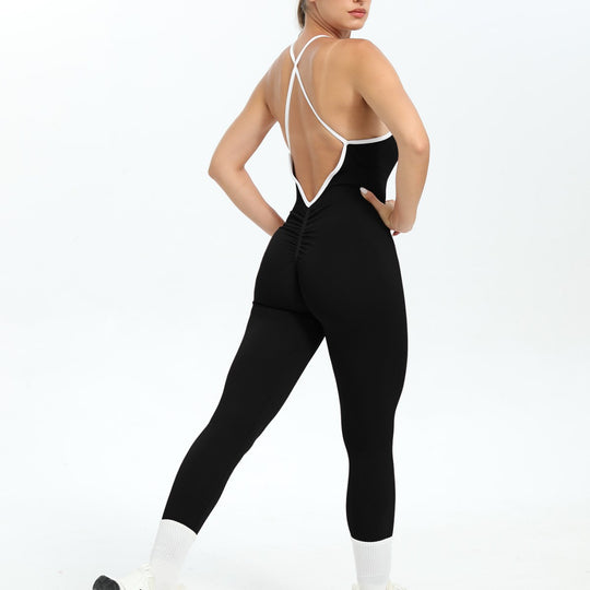 Damen Bodysuit mit Racerback-Design und nahtloser Verarbeitung Heidi-Mode
