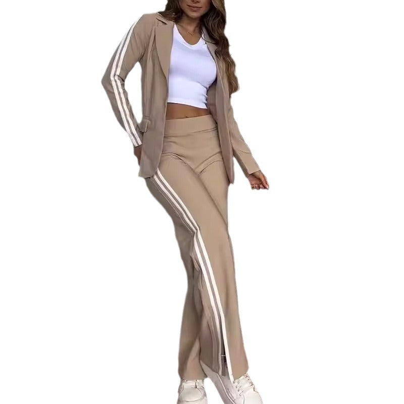 Damen Sportliches Blazer- und Hosen-Set Heidi-Mode