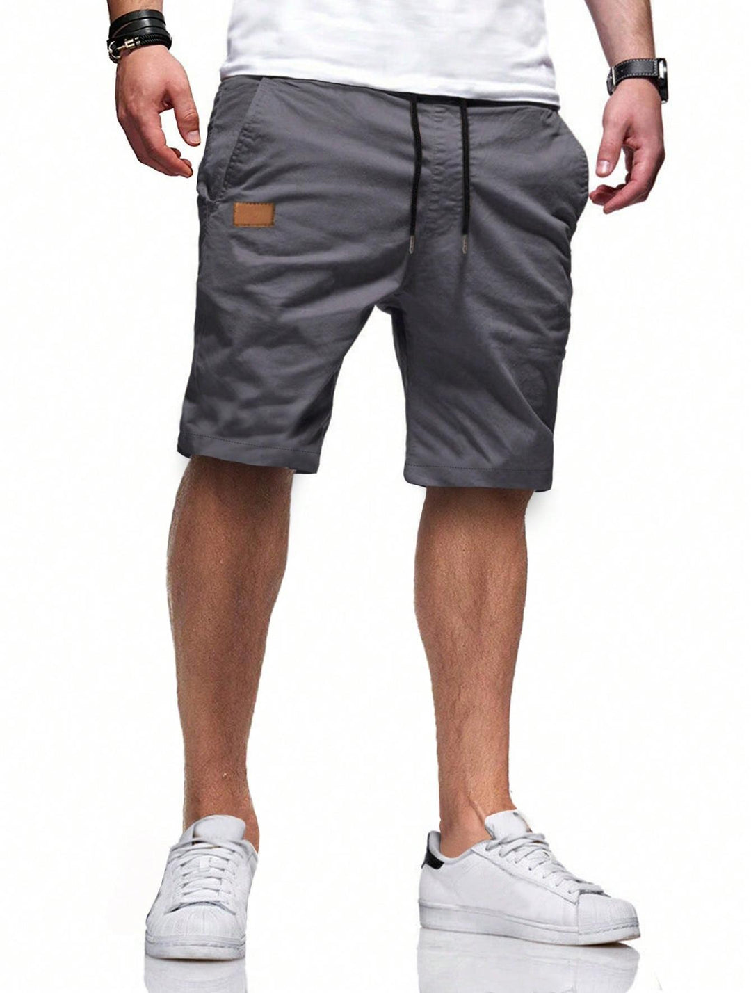 Herren bequeme Sport Shorts mit praktischen Taschen und elastischem Bund Heidi-Mode