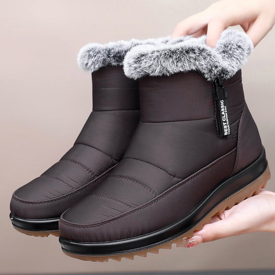 Heidi-Mode | Damen Winter Wasserdichte Warme Baumwollstiefel