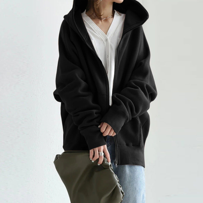 Heidi-Mode | Stylische, lockere Jacke mit Reißverschluss