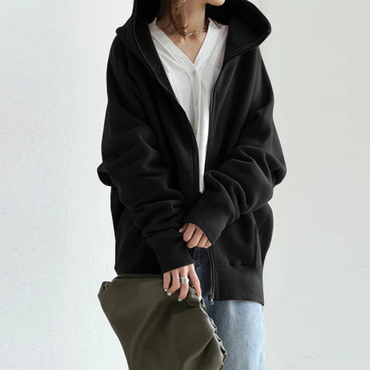 Heidi-Mode | Stylische, lockere Jacke mit Reißverschluss