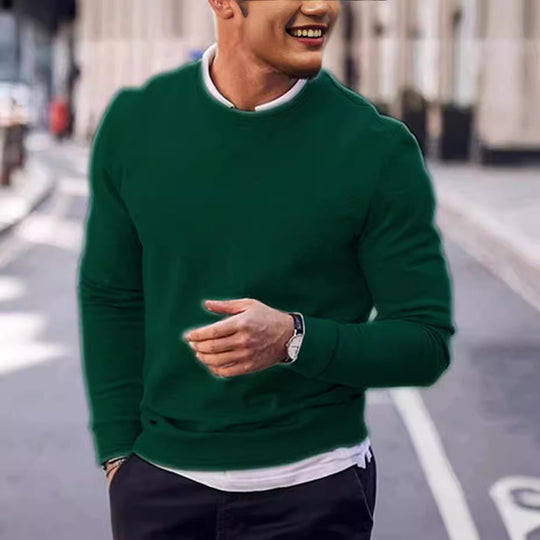 Herren Grobstrickpullover mit modernem Schnitt und kuscheligem Innenfutter Heidi-Mode