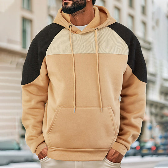 Herren Kapuzensweater mit ergonomischem Schnitt und strukturiertem Obermaterial Heidi-Mode